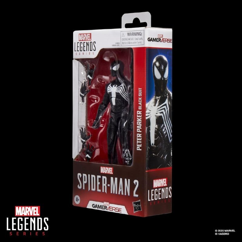 ACTION FIGURE SPIDER TRAJE PRETO