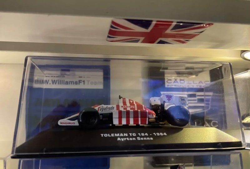 Miniatura Toleman Tg 184 1984 Gp Portugal Senna Edição 08 + Frete Grátis