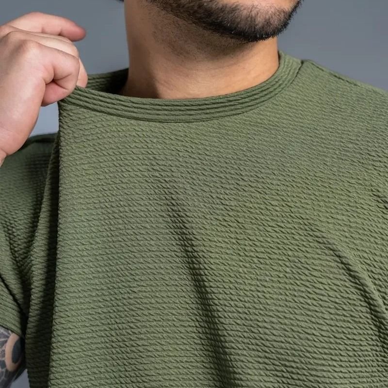 Camiseta Masculina Manga Curta Confortável Dia A Dia (P ao GG)