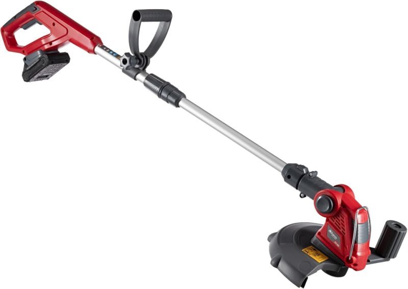Branco Aparador de Grama BR 20V com Ângulo de Corte Ajustável e Cabeçote Pivotante