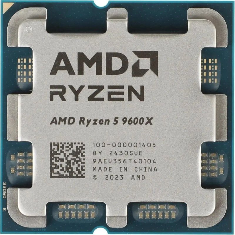 Processador Amd Ryzen 5 9600x, 3.9GHz (5.4GHz Turbo), 6-Cores 12-Threads, Am5 Novo (Sem Caixa ou Cooler)