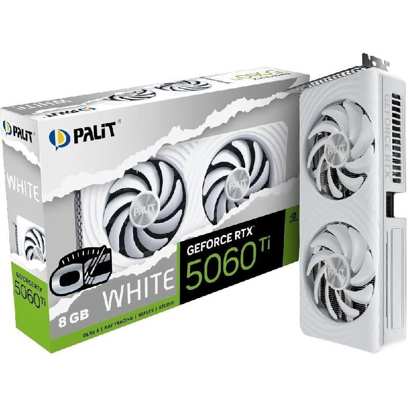 Placa de Vídeo Palit RTX 5060 Ti Dual OC 8GB