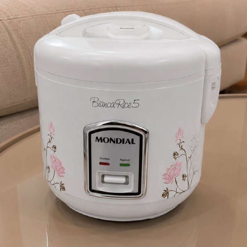 MONDIAL Panela De Arroz Bianca Rice 5, Branco, 400W, 110V - NPE-05-5X
