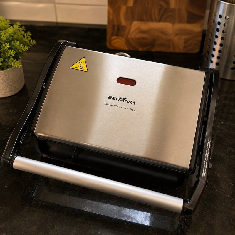 Britânia Sanduicheira e Grill Press 127V, BGR27I