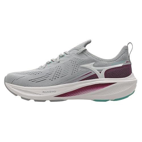 Tênis Mizuno Sunrise, Cinza/Bordo, Tamanho 38