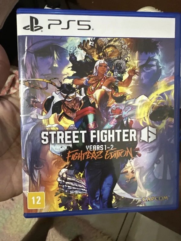Street Fighter 6 Years 1-2 Fighters Ps5 Jogo Físico Lacrado + Frete Grátis
