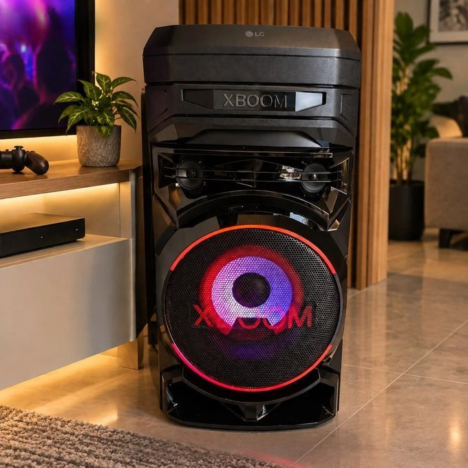 Caixa de Som LG Xboom RNC5 com Bluetooth 200W Bivolt + Frete Grátis