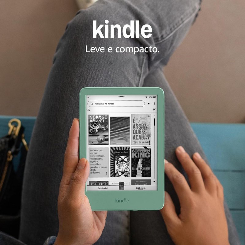 Kindle 16 GB (modelo 2024) - Cor Verde