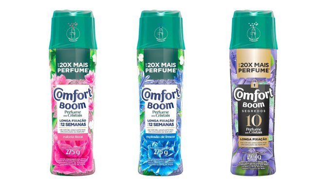 Comfort Boom Perfume em Cristais 275g (mín. 2 un.) + Frete Grátis
