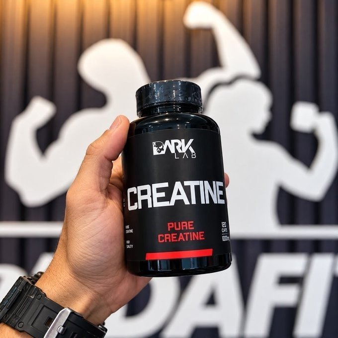 Creatina 100% Pura 120 Cápsulas Dark Lab + Frete Grátis