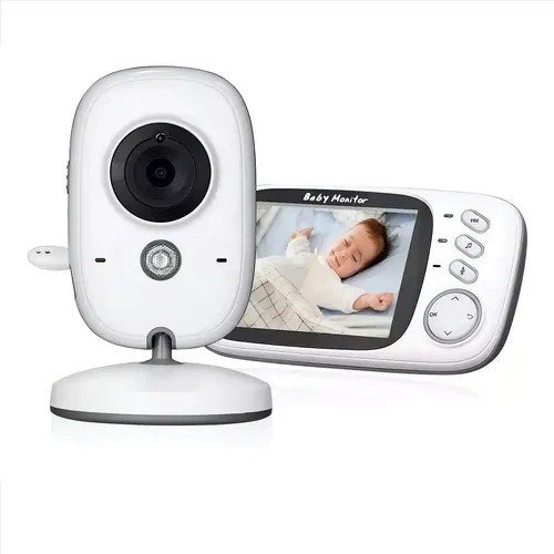 Baba Eletrônica Baby Monitor Vb603 Visão Noturna Dual Audio Cor Branco