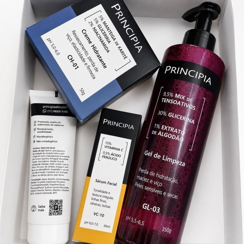 Kit Principia Essencial Gl-03 + Ch-01 + Vc-10 + Ps-01
