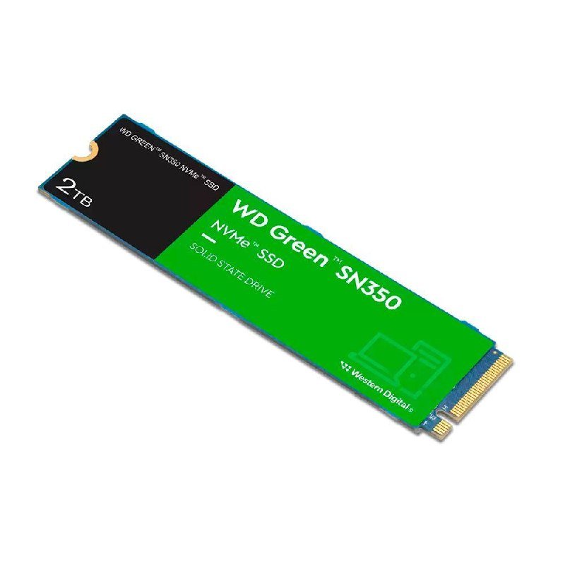SSD WD Green SN350 2TB M.2 2280 NVME PCIE 3.0 3200 MB/s - WDS