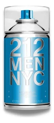 Body Spray Carolina Herrera 212 Men NYC Body Fragrance 250 ml