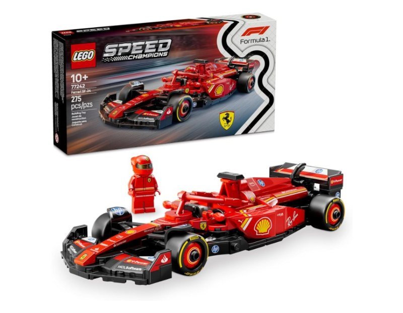 LEGO Speed Champions Carro de Corrida Ferrari SF-24 F1® 77242 + Frete Grátis