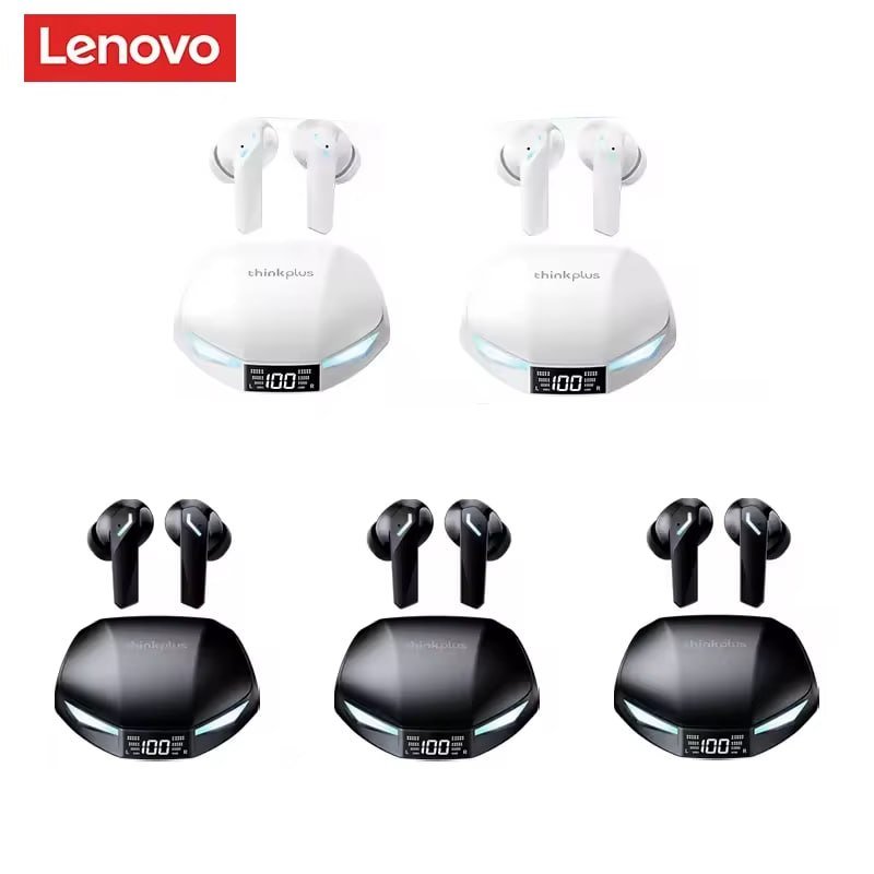 5 UNIDADES - Fone Bluetooth Lenovo XT53 (3 PCS PRETO + 2 PCS Branco)