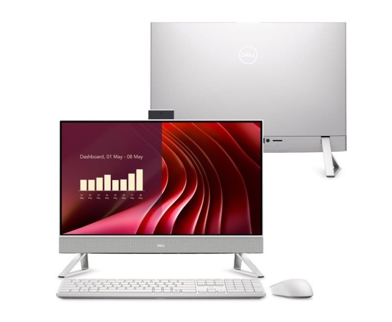 Computador Dell 24 All-in-One EC24250, FHD, Intel i5, 16GB, 512GB, Win11