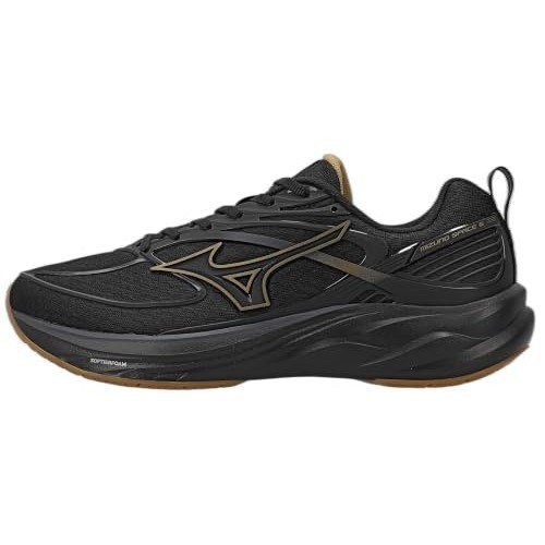 Tênis Mizuno Space 6, Preto/Preto, Tamanho 41
