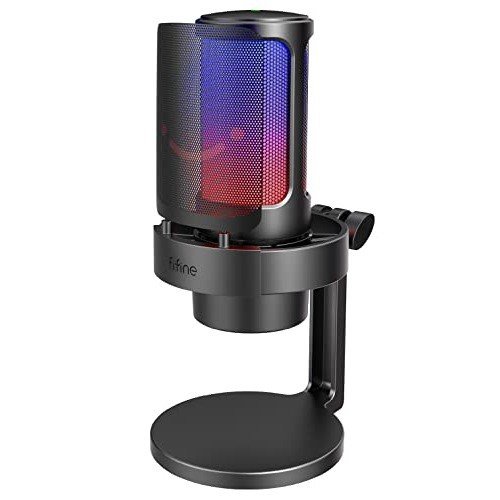 FIFINE A8 USB Microfone jogos para C, Streaming, Podcasts, gravação, computador