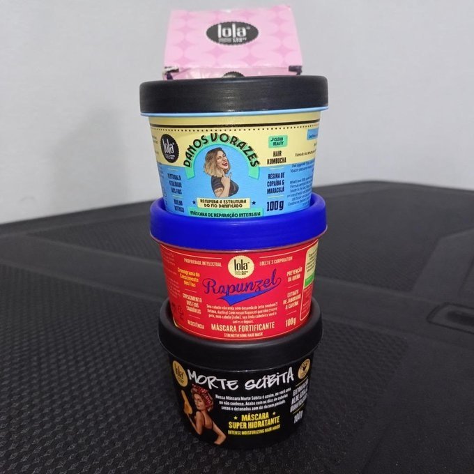 Kit Máscara Capilar Lola Star - Morte Súbita + Danos Vorazes + Rapunzel + Frete Grátis