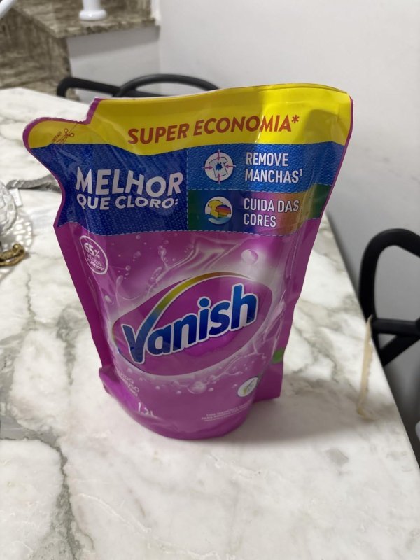 Tira Manchas Líquido Vanish Oxi Action Pink 1,2L para Roupas Coloridas