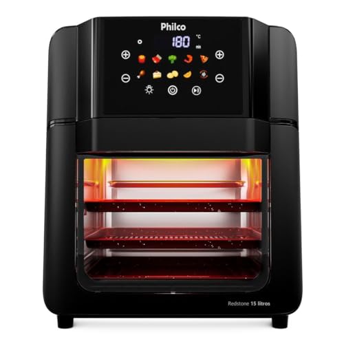 Air Fryer Oven Philco 15L Redstone 10 Funções PAF15C 220V