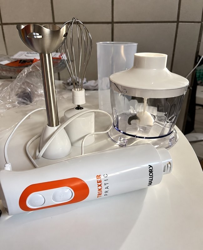 Mixer Mallory Trikxer Pratic - 3 EM 1 + Frete Grátis
