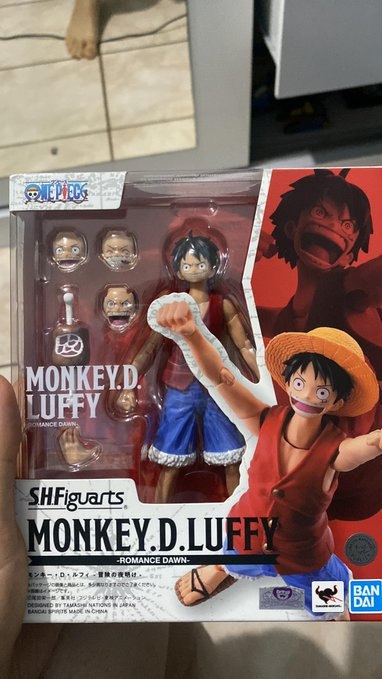 LUFFY ONE PIECE S.H.FIGUARTS - Monkey D Luffy Romance Dawn