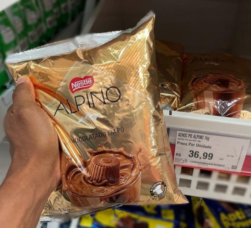 Achocolatado Alpino 1Kg + Frete Grátis