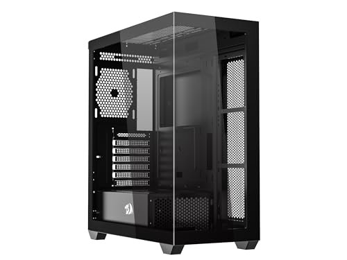 Gabinete Gamer Redragon Deflect Preto Sem fans CA-609B