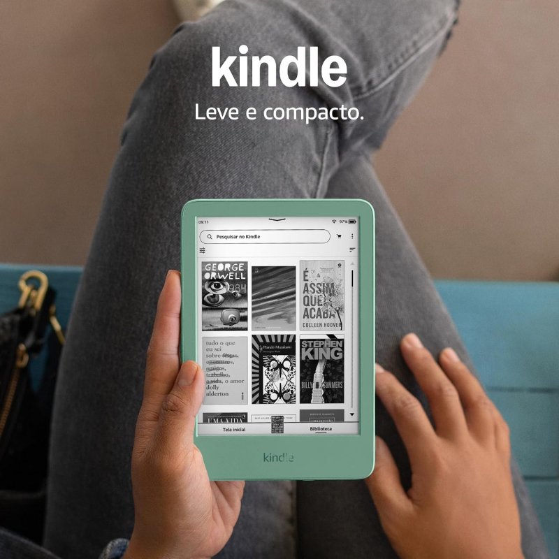 Kindle 16 GB (modelo 2024) - Cor Verde