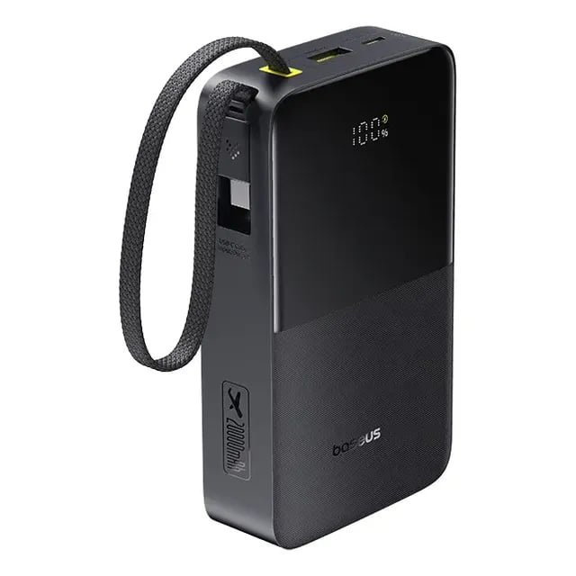 Power Bank Baseus Turbo Bipow2 Pro 20000mAh 22.5W Preto