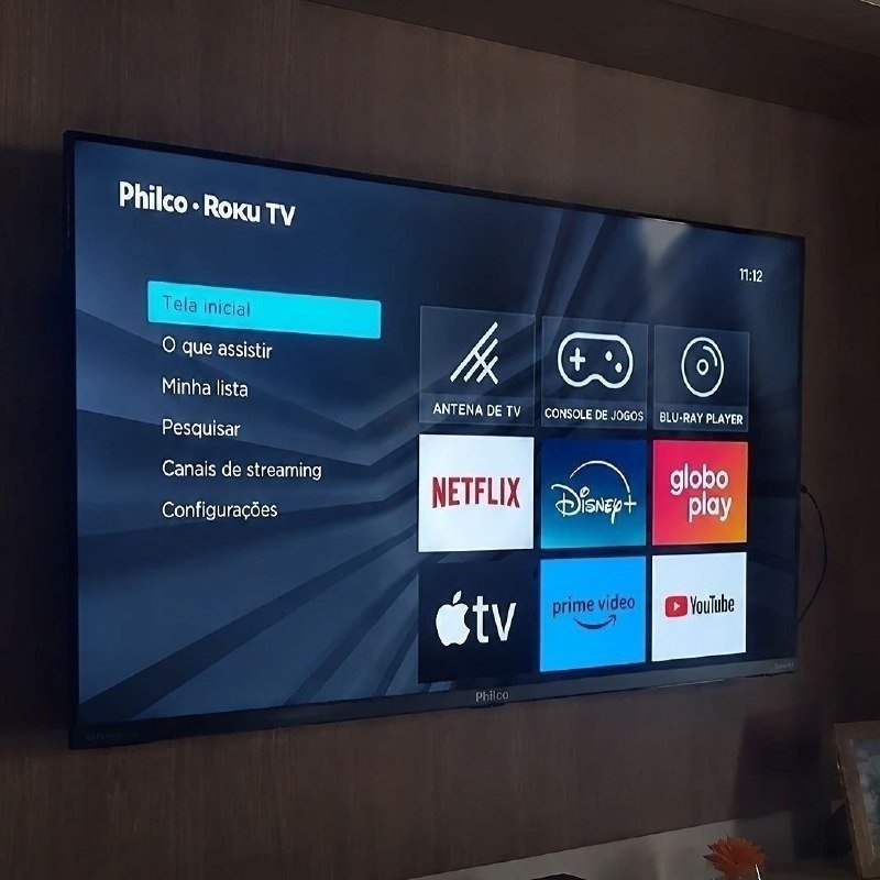 Smart TV 43" Philco Roku TV HDR10 Dolby Áudio + Frete Grátis