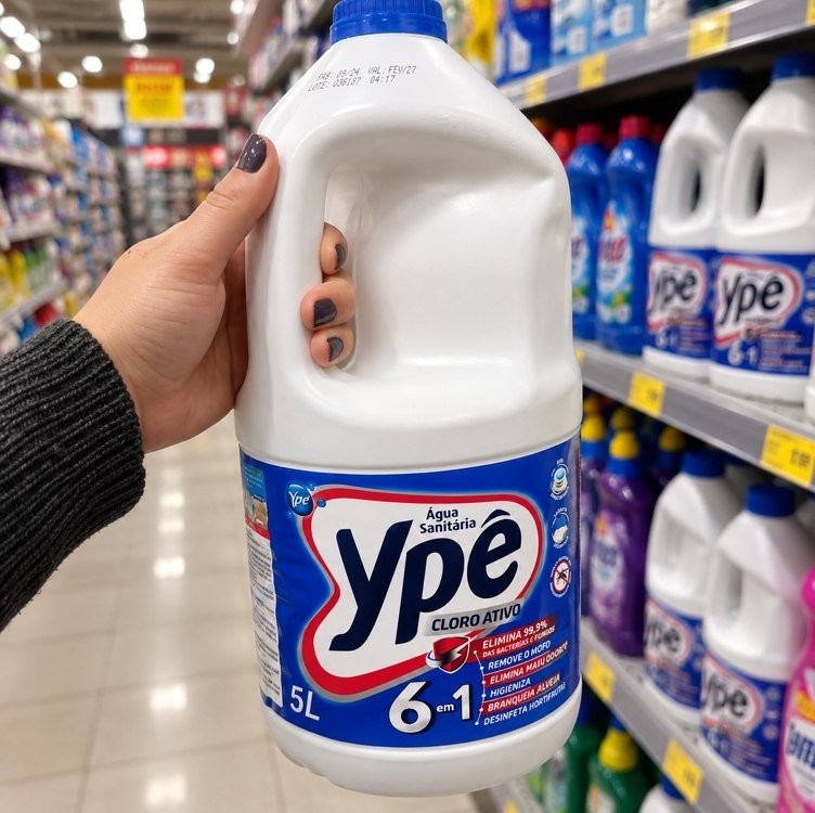 Ypê Água Sanitária 5L + Frete Grátis