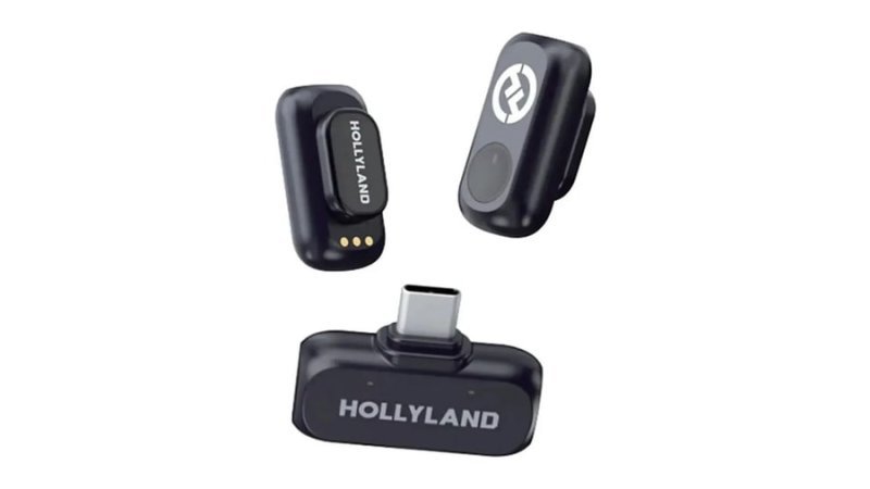 Microfone Lark A1 Hollyland Mini Usb-c Preto