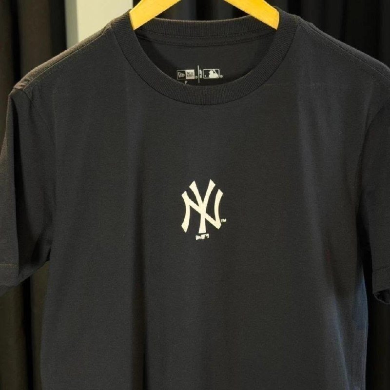 Camiseta New Era New York Yankees Preto + Frete Grátis