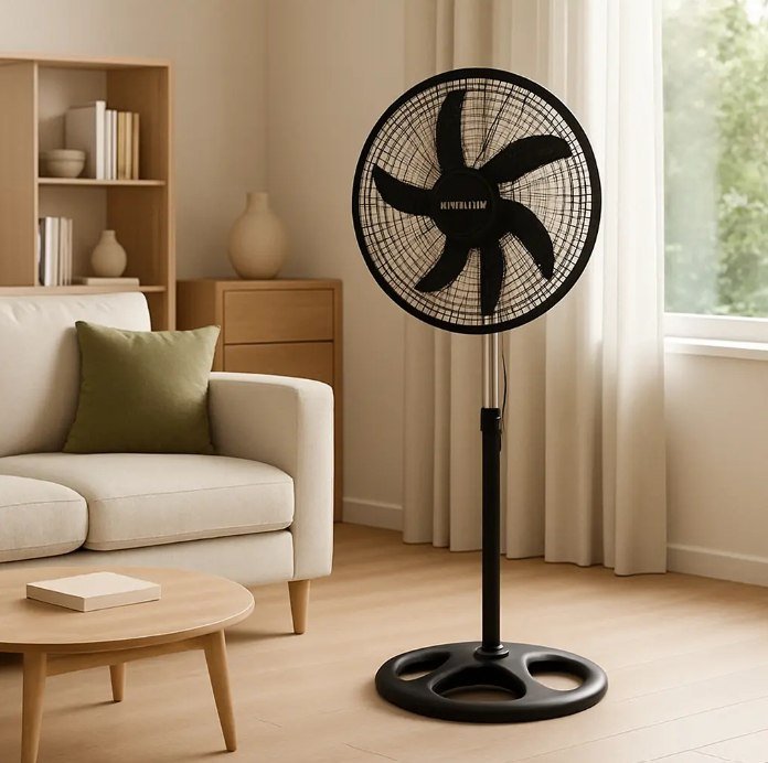 Ventilador De Pé E Chão 16 Polturbo 3 Vel 110 Ou 220v Fs 107