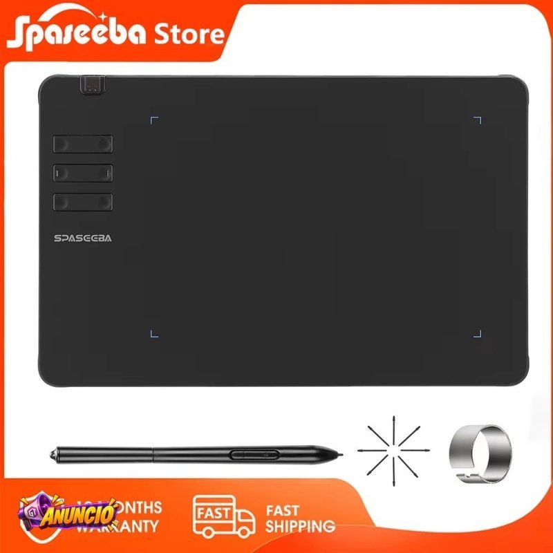 Mesa Digitalizadora SPASEEBA T605 8192 níveis 170x107mm e resolução de 5080 lpi