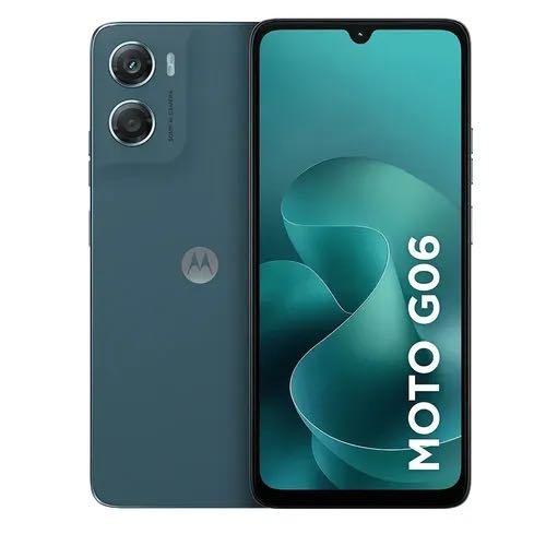 Smartphone Motorola Moto G06 64GB 4GB RAM + 8GB RAM Boost Azul Marinho