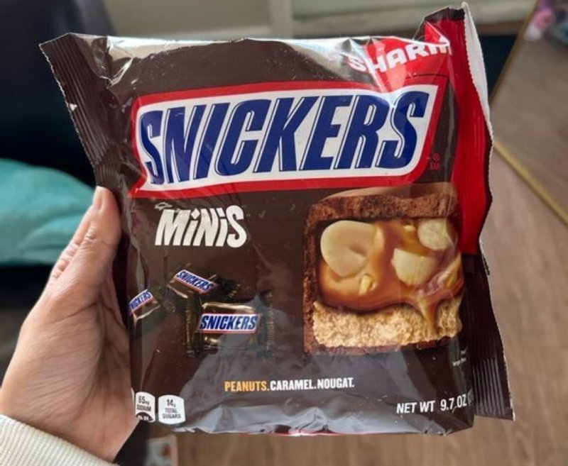 Chocolate Snickers Original Minis 15Un + Frete Grátis