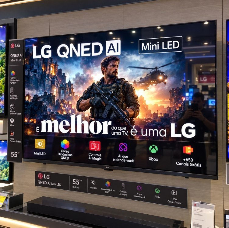 Smart Tv 4k 65" Lg Qned Mini Led Ai Qned70 2026