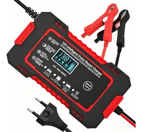 Carregador Bateria 12v Até 100 Amperes Carro Moto Caminhão