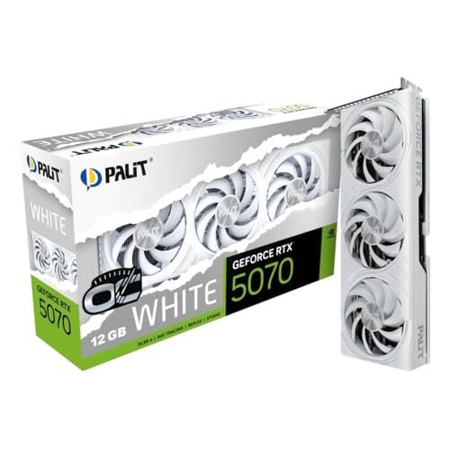 Palit RTX 5070 Branco OC 12GB GDDR7 NE75070U19K9-GB2050W Retail