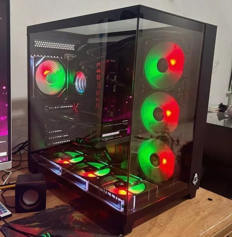 Gabinete Gamer Mancer CV550, Mid-Tower, Lateral de Vidro, Preto, MCR-CV550-BK