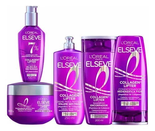 Kit Completo Elseve Collagen Lifter 5 Produtos L`oréal Paris 200ml