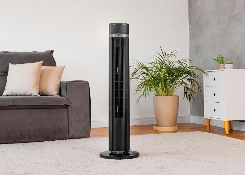 WAP Ventilador de Torre AIR SILENCE com 4 Ní­veis de Velocidade, Time de até 15 Horas e Desligamento Automático 127V