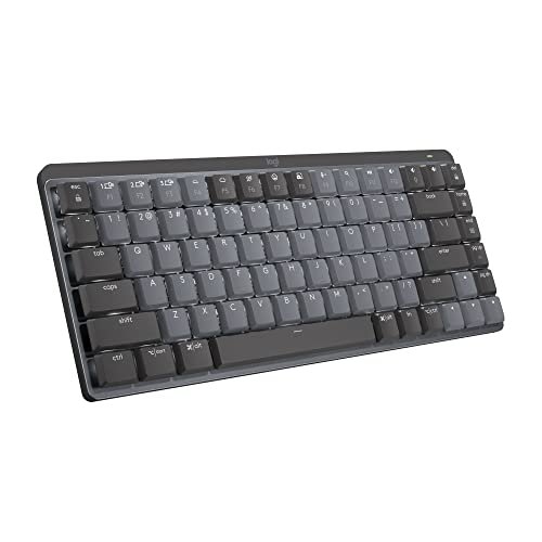 Teclado Mecânico sem fio Logitech MX Mechanical Mini com Teclas Retroiluminadas Tactile Quiet