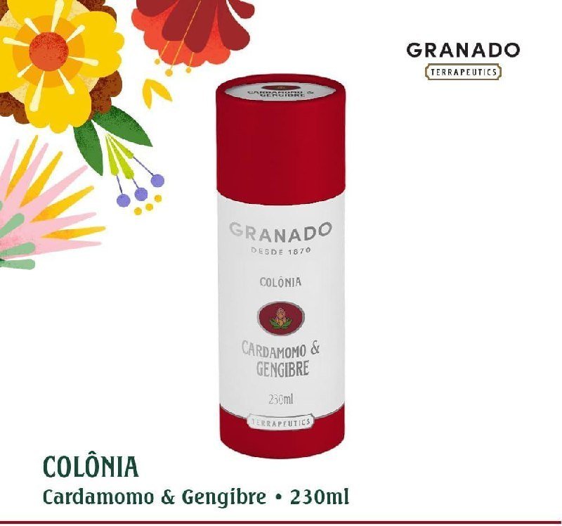 Granado Colônia Terrapeutics, Cardamomo E Gengibre, 230ml