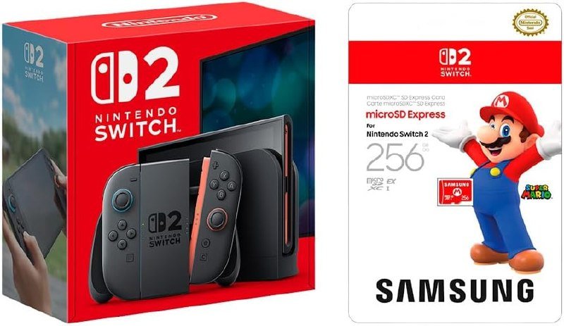 Bundle Console Nintendo Switch 2 + Cartão microSD Express 256 GB