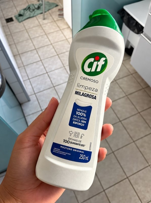 Cif Cremoso Limpeza Milagrosa Remove 100% Da Sujeira 250 Ml